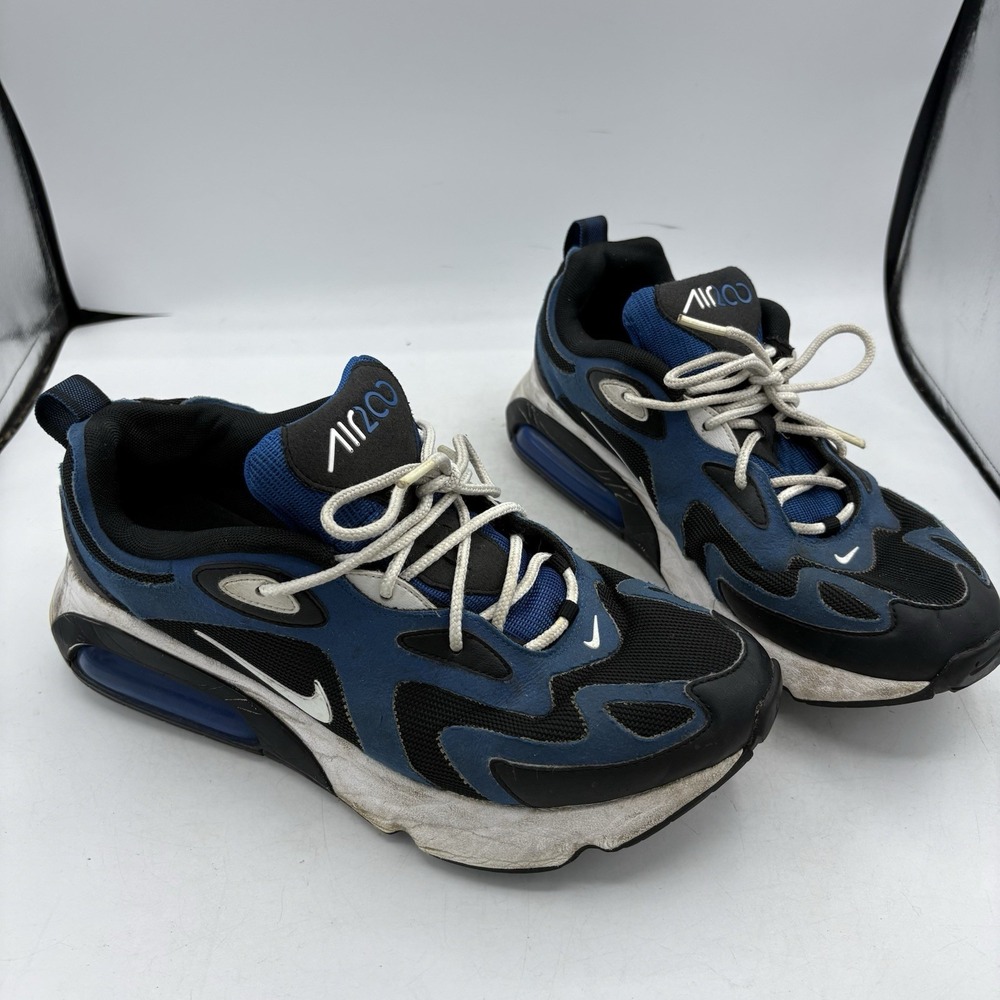 Nike Shoes Mens Size 9.5 Air Max 200 Team Royal Black Blue Sneakers CI3865-400